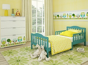 Кровать для дошкольников Candy размер 150 х 70 см, цвет - Mint (Shapito, GB 2015K-B_Mint)